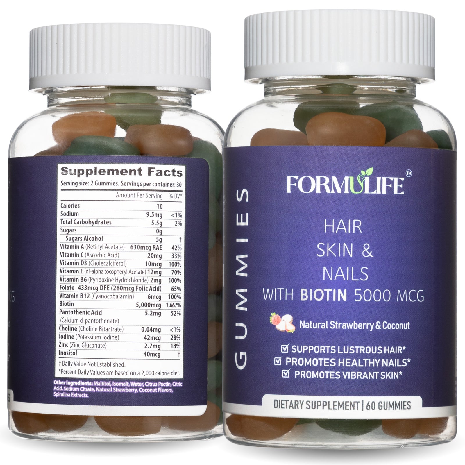 Formulife Hair Skin and Nails Gummies